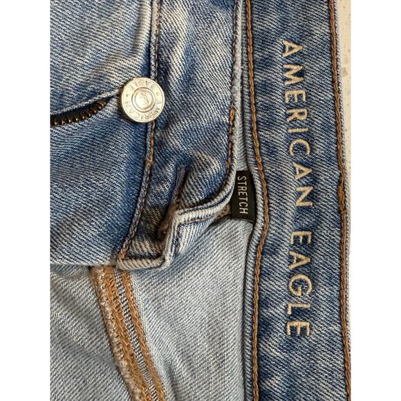 AMERICAN EAGLE DENIM MOM SHORTS STRETCH WOMENS SIZE 6 - Picture 4 of 5